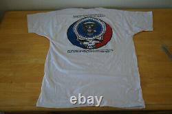 VINTAGE 90's Vote Garcia 92' Grateful Dead Concert T-Shirt 1992 Mens XL
