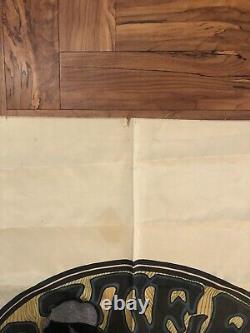 VINTAGE GRATEFUL DEAD FLAG BANNER TAPESTRY WALL HANGER RARE! 57x45