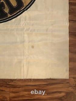 VINTAGE GRATEFUL DEAD FLAG BANNER TAPESTRY WALL HANGER RARE! 57x45