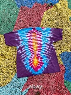 VTG 1989 Grateful Dread Grateful Dead Smoking 420 Rasta Tie Dye Graphic Shirt XL