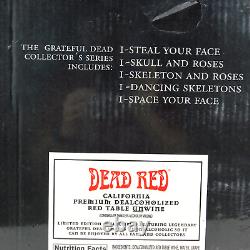 VTG 1996 Dead Red Grateful Dead Red Table UnWine Box Set 5 Bottles Sealed