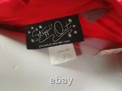 VTG 80s 90s Prom Dress Sz 7 NWT Dead Stock Red Satin Runched Formal