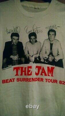 Very Rare The JAM Beat Surrender 1982 TOUR T Shirt ORIGINAL VINTAGE size S-M