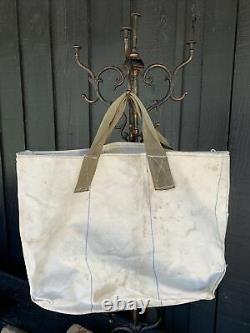 Vintage 1950s Canvas Coal Bag Canvas Tote Workwear Americana Made In USA Beat