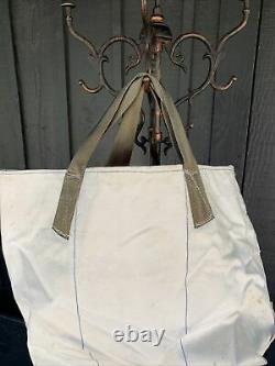 Vintage 1950s Canvas Coal Bag Canvas Tote Workwear Americana Made In USA Beat
