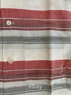 Vintage 1950s Dead Stock Mens L/S Sportswear Shirt Tiki Rockabilly Rare