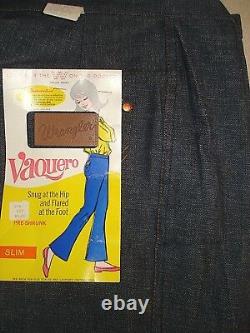 Vintage 1960 s NEW womens jeans Wrangler waist 28 NOS dead stock NWT size 2
