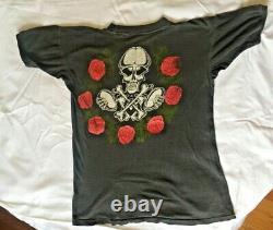 Vintage 1969' Grateful Dead T- Shirt from Aoxomoxo Album Cover Skull & Roses