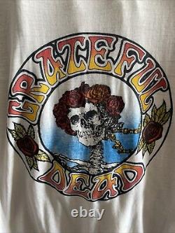 Vintage 1970s 1980s Grateful Dead T-Shirt Stanley Mouse Bertha Paper Thin 50/50