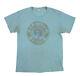 Vintage 1970s HANES USA Large 50/50 Blue GRATEFUL DEAD Stanley Mouse Tee T Shirt