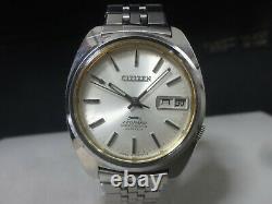 Vintage 1971 CITIZEN Automatic watch LEOPARD Super Beat 8 24J 28800 Original b