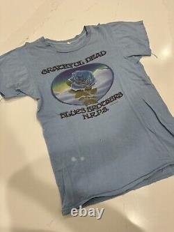 Vintage 1978 Grateful Dead Blues Brothers Winterland New Years Eve T-Shirt