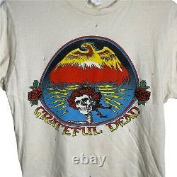 Vintage 1979 GRATEFUL DEAD Phoenix & Bertha Band T-Shirt Mouse/Kelley