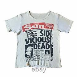 Vintage 1979 Sid Vicious Dead original band t shirt 70s 80s punk Sex Pistols