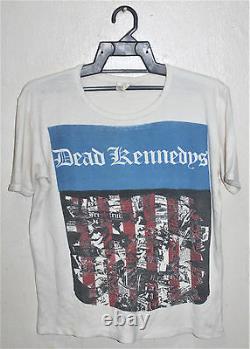 Vintage 1980 Dead Kennedys Punk Rock Hardcore Tour Concert Promo T-shirt
