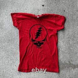 Vintage 1980 Grateful Dead Steal Your Face T-Shirt