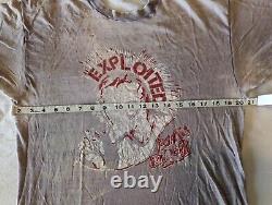 Vintage 1980s THE EXPLOITED Punks Not Dead OG paper thin T Shirt L Grail