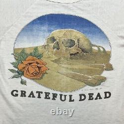 Vintage 1981 Grateful Dead European Tour Stanley Mouse Raglan T-Shirt Original S