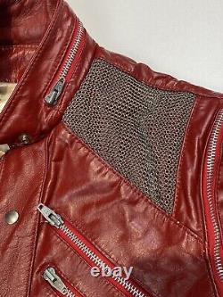 Vintage 1982 Jonathan Christopher Michael Jackson Beat It Red Leather Jacket