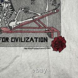 Vintage 1984 Grateful Dead Club Dead Antidote For Civilization T-Shirt Size S