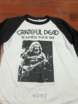 Vintage 1984 Grateful Dead Concert Tour t Shirt Summer raglan Jersey RARE