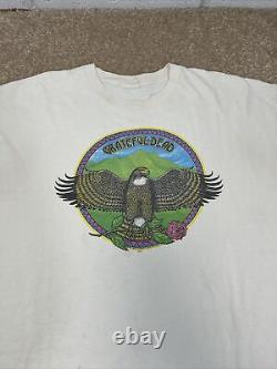 Vintage 1984 Grateful Dead Shirt Fall Tour David Lundquist Eagle GDP Sz 2XL 80s