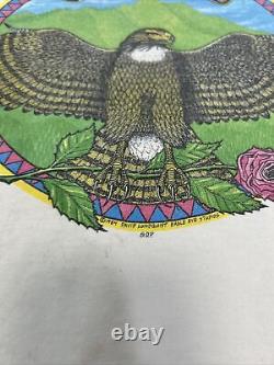 Vintage 1984 Grateful Dead Shirt Fall Tour David Lundquist Eagle GDP Sz 2XL 80s