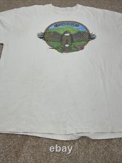 Vintage 1984 Grateful Dead Shirt Fall Tour David Lundquist Eagle GDP Sz 2XL 80s