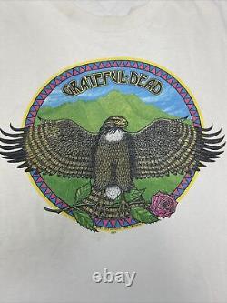 Vintage 1984 Grateful Dead Shirt Fall Tour David Lundquist Eagle GDP Sz 2XL 80s