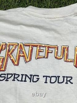 Vintage 1984 Grateful Dead Spring Tour Sleeveless Shirt Men's S Double Sided USA