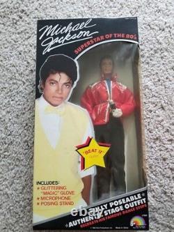 Vintage 1984 Michael Jackson Barbie Doll&Receipt Beat It Style, Still In Box