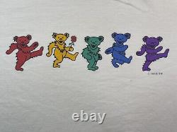Vintage 1985 The Grateful Dead Rainbow Dancing Bears T-Shirt