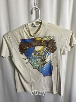 Vintage 1986 Grateful Dead Mens T Shirt California Rick Griffin GDM Tour XL