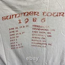 Vintage 1986 Grateful Dead Mens T Shirt California Rick Griffin GDM Tour XL