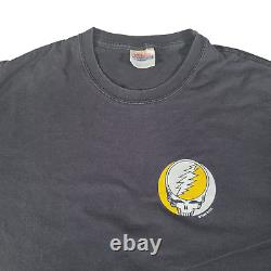 Vintage 1986 Grateful Dead Tour Shirt 36,086 Songs Long Sleeve Black