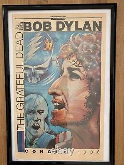 Vintage 1986 Greatful Dead / Bob Dylan 4 Piece Collection Excellent Condition