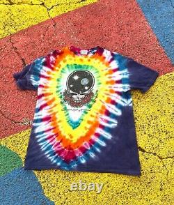 Vintage 1987 Grateful Dead Space Your Face Tie Dye Graphic Shirt USA Original XL