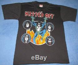 Vintage 1987 KISS Crazy Nights Parody Tee Md T-shirt Dead Stock Gene Simmons