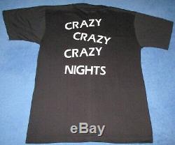 Vintage 1987 KISS Crazy Nights Parody Tee Md T-shirt Dead Stock Gene Simmons
