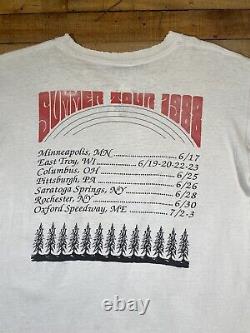 Vintage 1988 Grateful Dead Summer Tour Double Sided Band T-Shirt Mens L