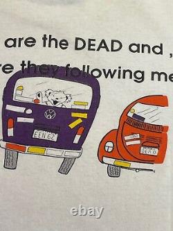 Vintage 1989 Grateful Dead Band T shirt size large Volkswagen why following me