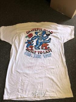Vintage 1989 Original Grateful Dead Built To Last Shirt Size XL