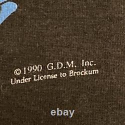 Vintage 1990 Grateful Dead GDM Brokum T-Shirt XLDancing Skeletons Spiral Rainbow