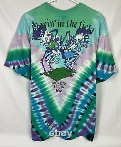 Vintage 1990 Grateful Dead Soccer Olympic Velodrome T-Shirt Men's L Tie-Dye USA