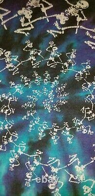 Vintage 1990 Single Stitch Liquid Blue Brockum Grateful Dead Tie Dye Shirt XL