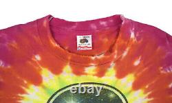 Vintage 1990 US Large GRATEFUL DEAD Space Your Face Tee T Shirt 25 years Tie Dye