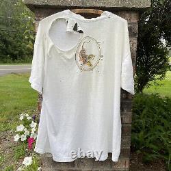 Vintage 1990s Jerry Garcia Band Grateful Dead Distressed Concert T-Shirt XL