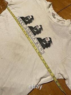 Vintage 1990s Jerry Garcia Band Grateful Dead Distressed Concert T-Shirt XL
