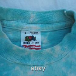 Vintage 1991 Grateful Dead Ian Bohorquez Brockum Tie Dye T-shirt Size L