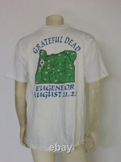 Vintage 1993 Grateful Dead Liquid Blue Eugene Oregon Tour Tee Shirt Size XL